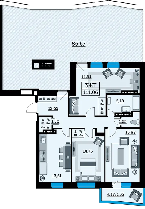 План квартиры