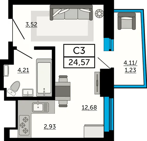 План квартиры