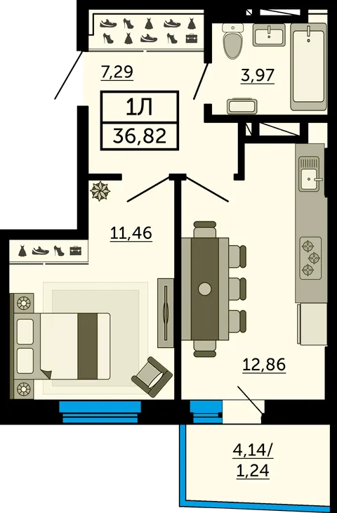 План квартиры