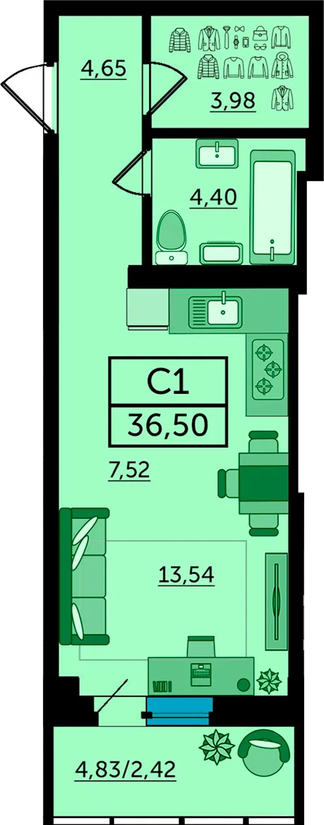 План квартиры