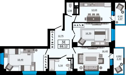 План квартиры