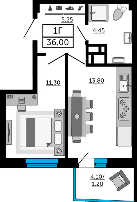 План квартиры