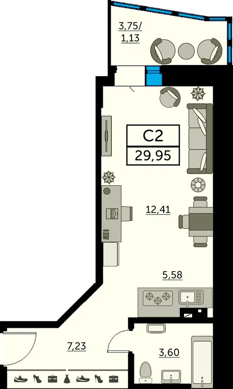 План квартиры