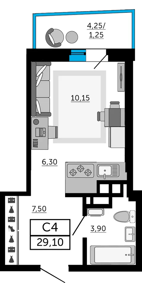 План квартиры