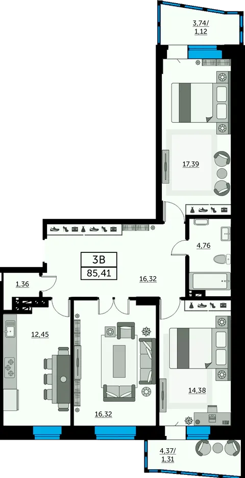 План квартиры