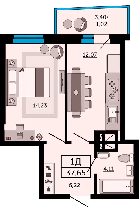 План квартиры