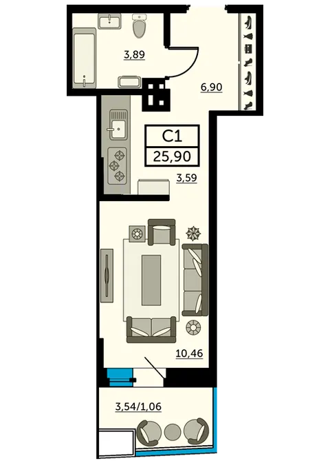 План квартиры